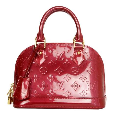 red lv purse